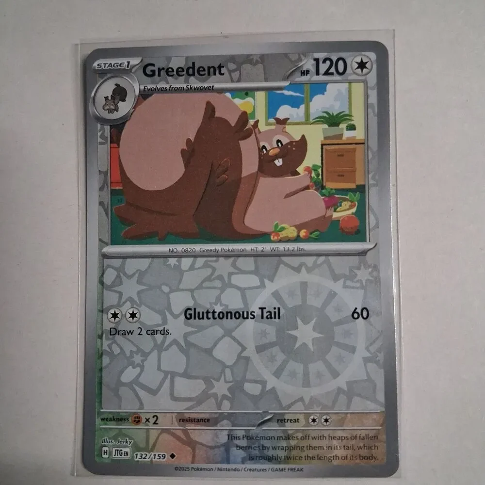 Greedent 132/159 Sv09: Journey Together Reverse Holo